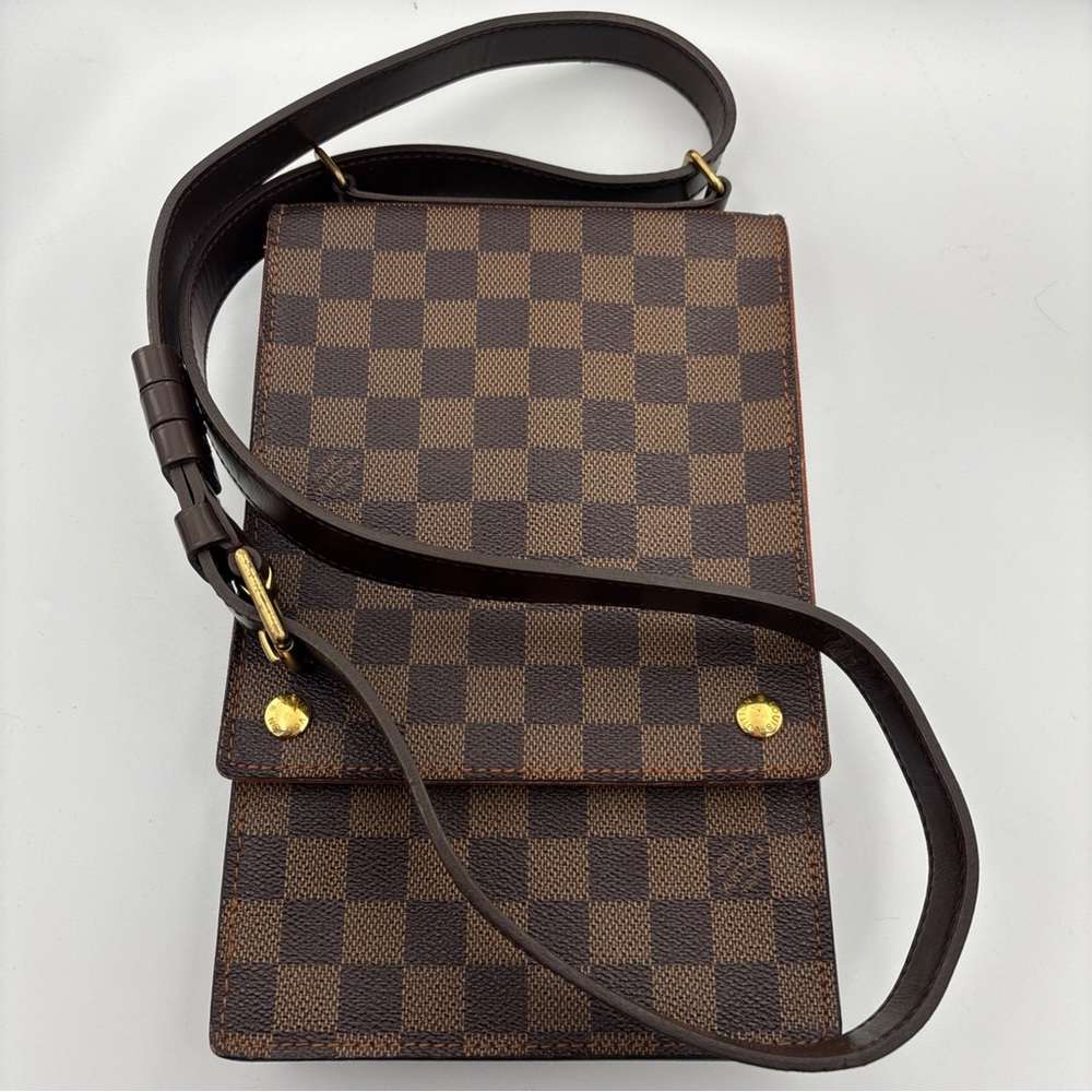 Pre-owned Louis Vuitton Portello Brown Shoulder Bag